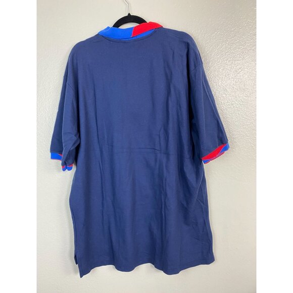 Vintage Hilton TNBA Mens Polo Shirt Size XL Bowling USA made Rockabilly Button - Picture 13 of 14